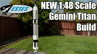 The New Estes Gemini Titan 1 48 Scale Model Rocket Kit Unboxing Build and History