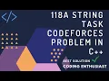 118A String task codeforces problem in c codeforces for beginners codeforces solution