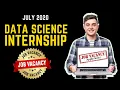 HOW TO GET AN INTERNSHIP IN DATA SCIENCE