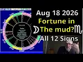 Fortune in the Mud Moon Trine Mars in Mutual Reception August 18 Astrology All 12 Signs