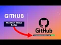 How to add a GitHub workflow status badge