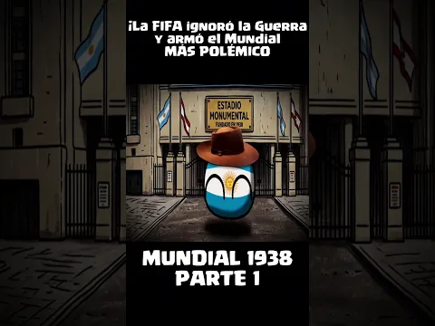 ¡La FIFA ignoró la Guerra y armó el Mundial MÁS POLÉMICO! ⚽😳 #Mundial1938