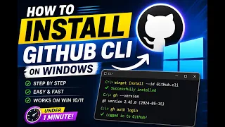 How to Install GitHub CLI on Windows