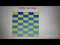 TILING PATTERN PART - 1 PROPERTIES OF SQUARE RECTANGLE