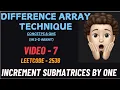 Increment Submatrices by One Difference Array Technique in 2-D Array Leetcode 2536 MIK