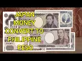 Japanese Yen to Philippine Peso - Japan Money to Philippine Peso