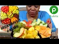 ASMR MUKBANG PUBLIX FRUIT PLATTER REAL SOUNDS NO TALKING EATING SHOW
