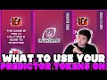 WHAT TO USE YOUR CONFERENCE PREDICTOR TOKENS ON BETTER PROPS THIS WEEK MADDEN 23 ULTIMATE TEAM