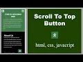 Scroll To Top Javascript Jquery