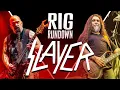 Slayer Rig Rundown with Kerry King Tom Araya and Gary Holt Ultimate Guitar Bass Gear Tour