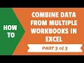 Combine Multiple Workbooks In Excel with Power Query Part 3 of 3