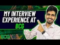 My Interview Experience at BCG Kushal Lodha
