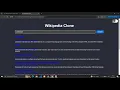 Wikipedia Clone Using HTML CSS and JavaScript with Source Code