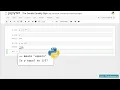 57 Basic Python Syntax The Double Equality Sign