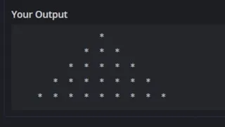 How to make an Equilateral Triangle Pattern Python
