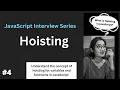Hoisting in JavaScript JavaScript Interview Questions JavaScript Tutorial in Hindi