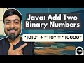 Add Two Binary Numbers in Java Java Basics for Beginners