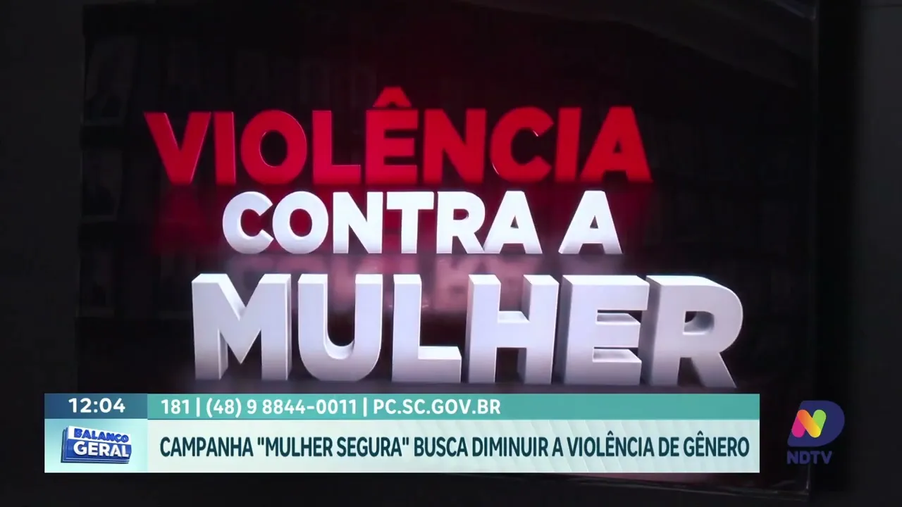 Polícia Civil de Chapecó lança campanha "Mulher Segura" contra violência de gênero