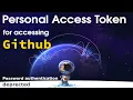 Github Support for password authentication was removed Fixed