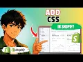 Adding Custom CSS to Your Shopify Theme Easy Guide