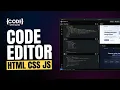 How To Make Our Own Code Editor Using HTML CSS JS Free Source Code