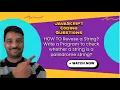 JavaScript Coding Questions Reverse a String Palindrome Check Explained