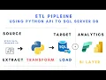 Stocks Data ETL Pipeline using Python Script To SQL Server Indian Stocks Data Automated
