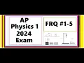 2024 FRQ Solutions 2024 AP Physics 1 Exam