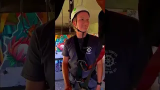Of course, let’s zip line under the bridge to get to the bungee jump 🤯