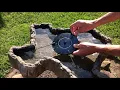 How To Keep Solar Bird Bath Fountain Centered From Floating Around