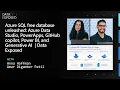 Azure SQL free database PowerApps GitHub copilot Power BI and Generative AI