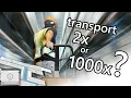 How to visualize the effort on transport in a digital factory layout