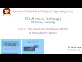 4 8 Probabilistic Models Part 1 Machine Learning