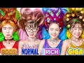 Download Lagu Poor Vs Rich Vs Giga Rich Vs Normal Girl At Sleepover Party!