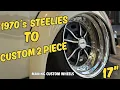 Lagu VW Bug Custom 2 Piece Wheels From 1970`s Sprintstar Steelies!