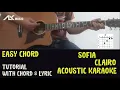 Clairo - Sofia Acoustic Karaoke with Chord