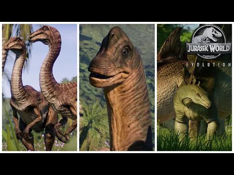 Download MP3 10 Hours of PEACEFUL DINOSAURS || Jurassic World Evolution