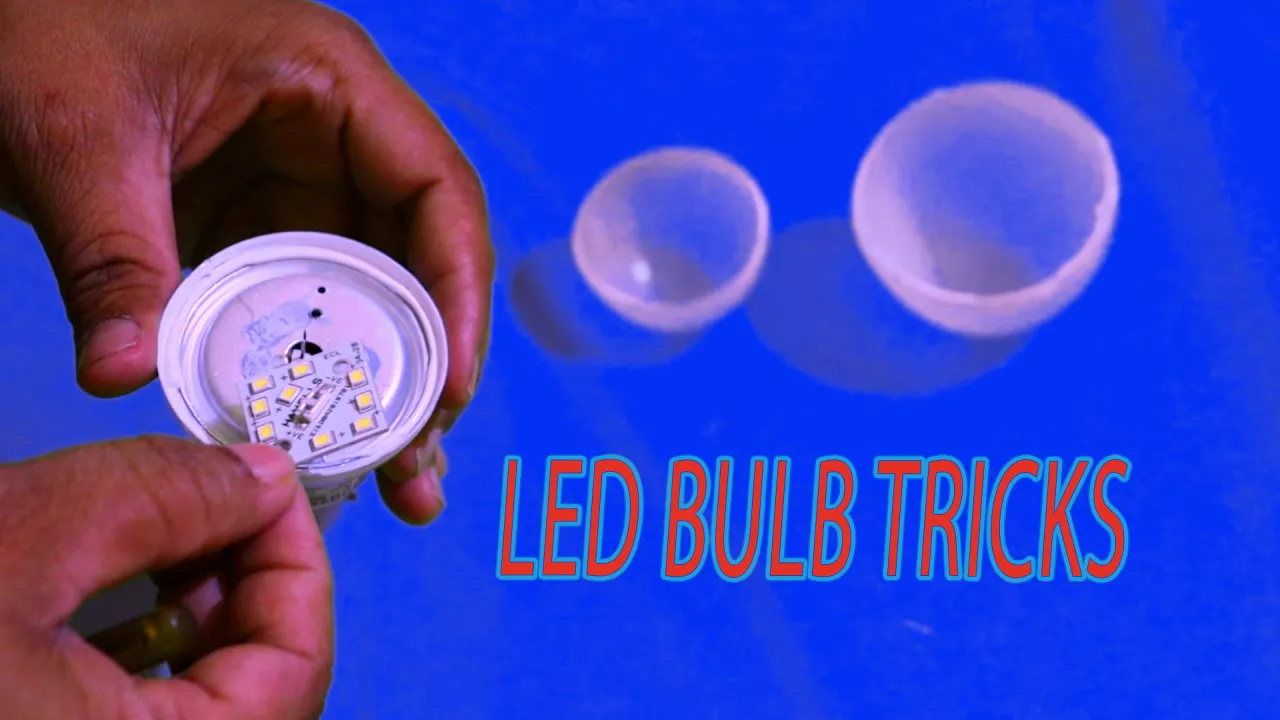 LED BULB TRICKS | how to open led bulb