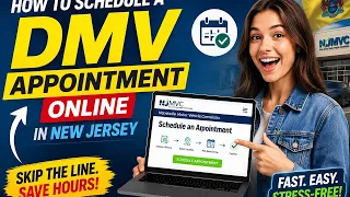 How to schedule a DMV appointment online in New Jersey