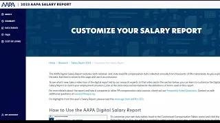 2023 AAPA Digital Salary Report Tutorial