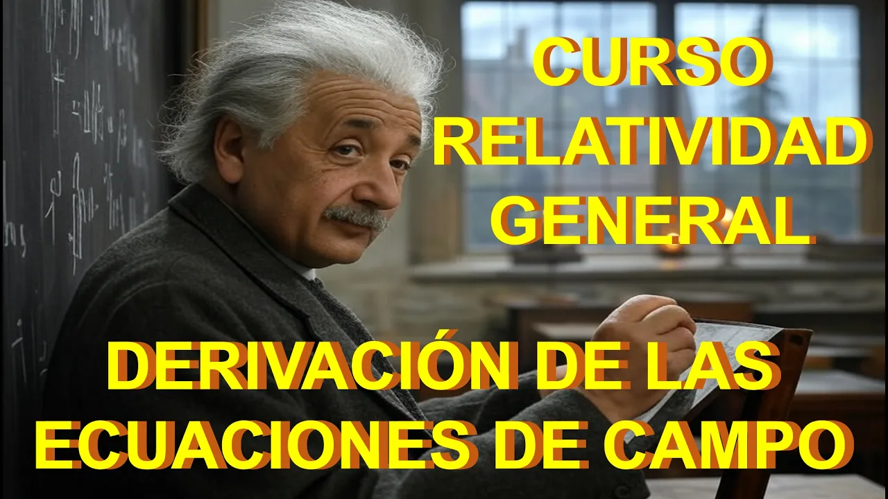 26. ECUACIONES DE CAMPO DE EINSTEIN. CURSO RELATIVIDAD GENERAL DE EINSTEIN #relatividad #fisica