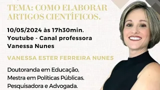 COMO ELABORAR ARTIGOS CIENTÍFICOS
