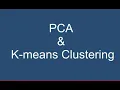 Machine Learning Tutorial 11 Principal Component Analaysis PCA and K Means Clustering