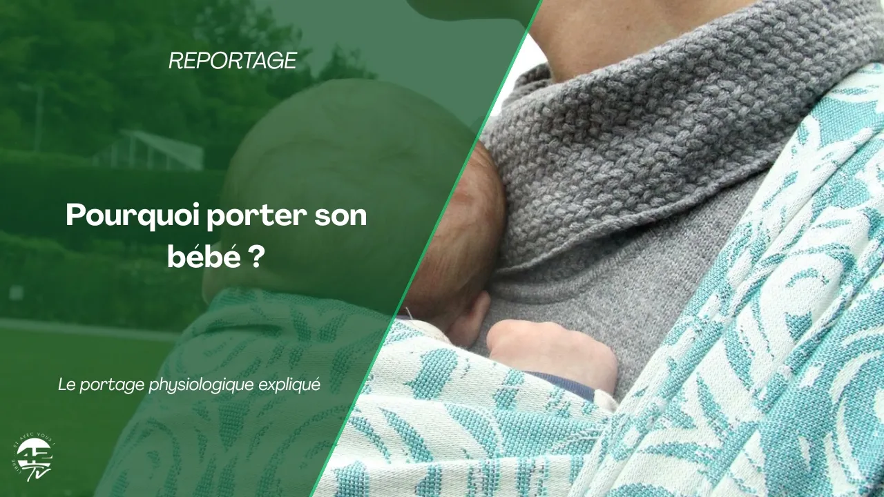 ⁣Le portage physiologique : les bons gestes pour porter bébé