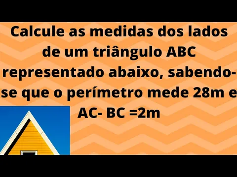 Download MP3 CALCULE AS MEDIDAS DOS LADOS DO TRIÂNGULO ABC