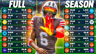 Playing a Full Season of Madden 26 Superstar Mode