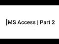 MS Access - Primary Key and Default Value Part 2