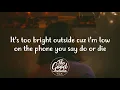 Boy In Space - Cold (Lyrics / Lyric Video)
