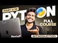Python For Beginners in Telugu PART 1 Code with Swaroop Zero to Hero Introduction