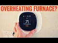 How to Overheating Furnace Restarting Smart Thermostat DIY Tutorial Ecobee Rebooting